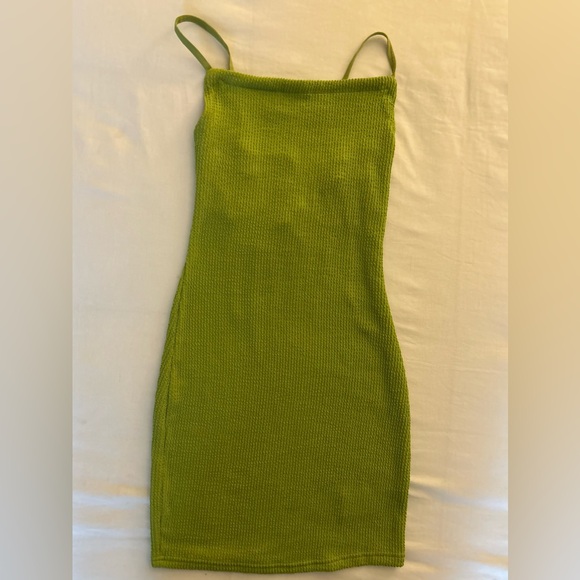 Urban Outfitters Green Tyra Spaghetti Strapped Bodycon Dress Size XS - Picture 3 of 9